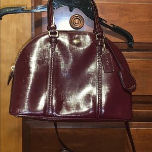 Gently used Coach bowler bag.